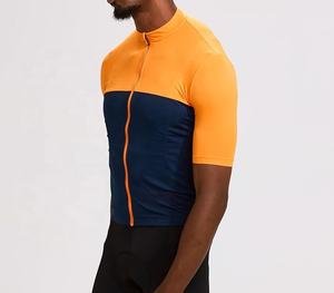 Maillot de sport unisexe à manches courtes pour le cyclisme, léger, respirant, coupe ajustée, coupe-vent, personnalisé, sublimé SMART - Product Image 1