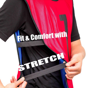 Custom Sublimated <b>Bibs</b> with Breathable and Sustainable Fabric for Football Practice, Perfect Soccer <b>Bibs</b> for Men and Women - Product Image 4