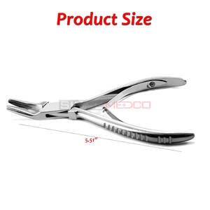 Profesional Dental hueso Rongeurs curvado ortodoncia Acero inoxidable mejor calidad herramientas dentales instrumentos médicos quirúrgicos - Product Image 3