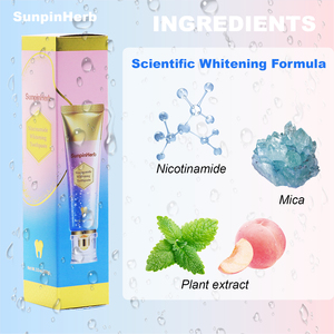 Dentifrice blanchissant probiotique pour adultes Sans fluorure Avec nicotinamide Utilisation quotidienne des soins bucco-dentaires - Product Image 3