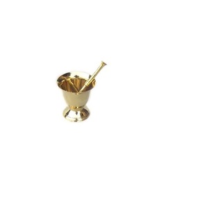 Brass Mortar and Pestle Exclusive Quality Round Shape Handmade Brass Mortar Pestle Hot Sale - Product Image 5