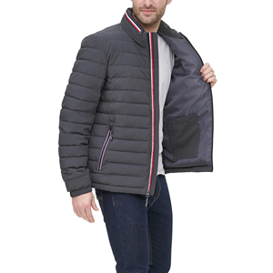 OEM Manufacturers Custom Logo Unisex Puffer <b>Jacket</b> <b>Mens</b> Bubble Bomber <b>Jacket</b> Reversible Windproof <b>Canvas</b> Casual Puffer <b>Jacket</b> - Product Image 5