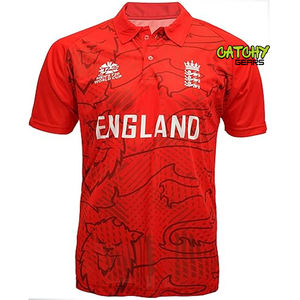 เสื้อโปโลคอโปโลแห้งเร็วระบายอากาศได้ดีเสื้อโปโลพิมพ์ลายคริกเก็ตแบบระเหิดตามสั่ง - Product Image 1