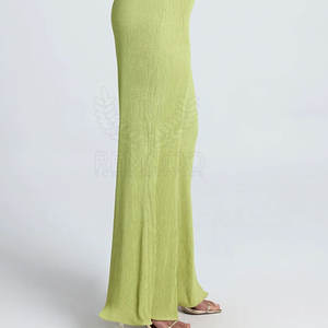 Pantalones Acampanados para Mujer con Logotipo Personalizado, Cintura Elástica, Ajuste Ceñido, Cintura Alta, Algodón Transpirable, Casuales y Elegantes, Venta al Por Mayor - Product Image 4