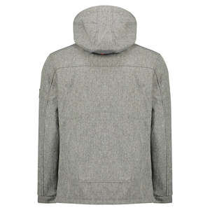 Classical <b>Men</b> Premium Adjustable Comfortable Hooded Softshell <b>Jacket</b> Stylish Quick Dry Fabric Modern Fit <b>Jacket</b> With Custom Logo - Product Image 2