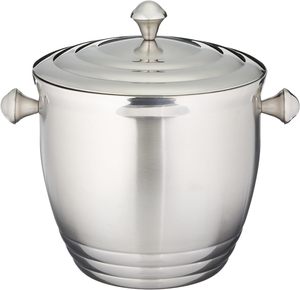 Ice <b>Bucket</b> For Parties Party Sized 12L Beverage Tub With Scoop Silver Stainless Steel Ultimate <b>Champagne</b> <b>Bucket</b> For Celebration - Product Image 1