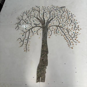 Courrier moderne de table à manger d'incrustation de marbre emballé pour l'application de villa d'hôtel de ferme d'appartement - Product Image 1