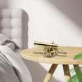 Kraft World CanonLegacy, objet décoratif de table en laiton moderne, artisanat métallique, écologique, personnalisable, sur le thème de Noël, intemporel