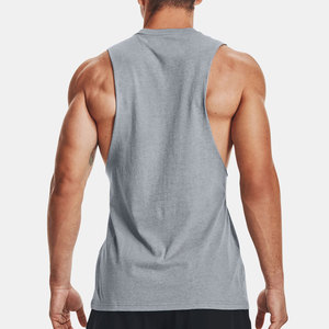 Camiseta sin Mangas de Algodón/Fibra de Bambú Transpirable de Alta Calidad a Precio de Mayoreo para Fisicoculturismo, Camiseta Interior Deportiva para Hombre con Logotipo - Product Image 2