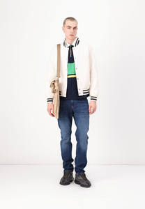 Logo personnalisé brodé hommes Letterman Varsity veste dernière conception côtelé support avant collège Baseball Bomber veste d'hiver - Product Image 5