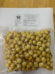 Aperitivo de semillas de loto de Vietnam listo para comer dulce y crujiente 100% semillas de loto secas crujientes naturales tarro de embalaje 6oz - Product Image 4