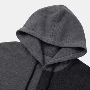 Por encargo básicos de mezcla de algodón a prueba de viento anti encogimiento Drop Shoulder Hoodies logotipo personalizado en tela de punto de primera calidad - Product Image 3