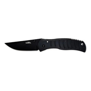Coltello con serratura Wallis K900334 con manico in metallo nero e clip - Product Image 3