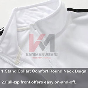 Conjunto Deportivo Retro para Hombre, Estilo Años 80, Conjunto de 2 Piezas, Chaqueta Cortavientos y Pantalones para Fiestas Hip Hop, Eventos y Disfraces - Product Image 2