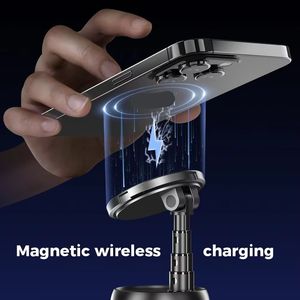 Supporto per telefono magnetico rotante a 360 ° AI tracciamento intelligente modalità di tenuta di qualità forte compatibile con tutti i modelli di telefono - Product Image 4