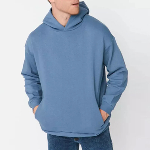 2026 <b>Men's</b> High Quality Cotton Blended Hoodies Regular Sleeve Sweatshirts Custom Printed Logo Winter Hoodies - Product Image 4