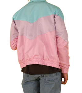 Veste coupe-vent à col montant pour homme, personnalisable avec logo, demi-zip, pull-over, anorak, pour l'été - Product Image 2