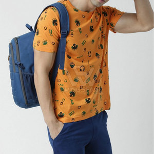 เสื้อยืดผู้ชายทรงหลวมพิมพ์ลายแบบซับลิเมชั่น ผลิตในประเทศปากีสถาน ผ้าฝ้าย 100% แห้งเร็ว ดีไซน์ตามสั่ง - Product Image 5