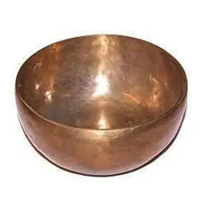 Natural Health Tool Bronze Tibetan Yoga Meditation Singing Bowl Helps to Improves Mental Health from India
