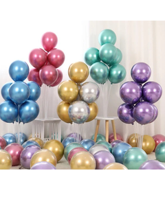 Nuevos Globos Decorativos de Plástico R5-12CM Metálicos para Pascua, Cumpleaños, Baby Showers, Bodas - Venta al por Mayor España - Product Image 1