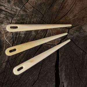 Aiguille à broder en corne de buffle, pointe fine, pour laine et fil, accessoire de couture durable pour le tufting et la couture - Product Image 1