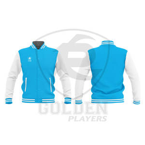 2023 nouvelle veste universitaire blanc/vert de qualité supérieure à la mode pour hommes vêtements décontractés Bomber veste universitaire pour hommes - Product Image 4