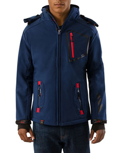 Premium Activewear Coupe Décontractée Élégant Unique Softshell Outwear Veste À Capuche Pour Hommes Musthave Respirant Travelwear Hommes Veste - Product Image 1