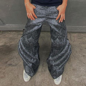 กางเกงพัฟเฟอร์ทรงหลวม สไตล์ยูนิเซ็กซ์ สีพื้น ปรับแต่งสีได้ MOQ ต่ำ ขายดี ปี 2026 เหมาะสำหรับกิจกรรมกลางแจ้ง สวมใส่สบาย - Product Image 5