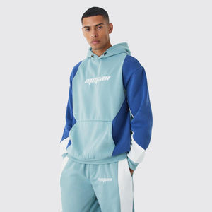 Ensemble de survêtement sport en coton OEM 2026 pour hommes, streetwear, uni, respirant, sweat-shirt et pantalon de survêtement, sports d'hiver - Product Image 6