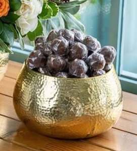 Présentoir de desserts à chocolat en métal argenté de qualité supérieure pour le mariage servant des collations de bonbons au chocolat - Product Image 3