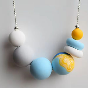 Natural Sodalite <b>Beaded</b> <b>Necklace</b>, 8mm Sodalite Smooth Round Beads <b>Necklace</b> , Handmade Crystal <b>Choker</b> <b>Necklace</b> <b>Beaded</b> Jewelry - Product Image 1