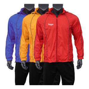 2026 Unisex Custom Made Color Pullover <b>Windbreaker</b> Jacket for Men Polyester Canvas Windproof Coated Versatile Outdoor Canvas - Product Image 5