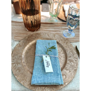 Napperons en bois Plaques de réglage de table élégantes Assiettes de chargeur décoratives Assiette de chargeur en bois ronde par les fournisseurs indiens - Product Image 3