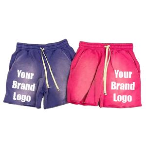 Courir hommes coton sweat Shorts décontracté personnalisé garçons 100% coton lourd hommes Shorts pour hommes avec cordon de serrage - Product Image 1