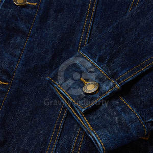 Veste en jean décontractée pour homme, couleur unie, hiver 2025, 100% coton, écologique, respirante, streetwear, nouvelle mode, confortable - Product Image 4