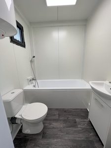 Moderna casa de contenedores de panel sándwich de 20 pies envío gratis - Product Image 3