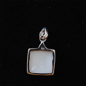 จี้เปลือกหอยประดับเงิน เครื่องประดับเปลือกหอยเงินเคลือบทอง พร้อมจี้ลายสวยงามสำหรับเป็นของขวัญ - Product Image 3