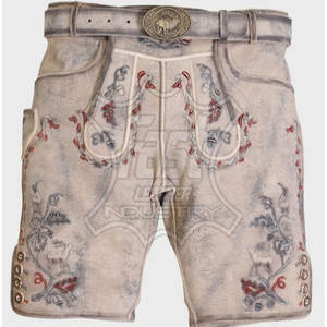 กางเกงเลเดอร์โฮเซินทรงสลิมฟิตสำหรับผู้ใหญ่ บริการ OEM กางเกงเลเดอร์โฮเซินแบบบาวาเรียน ระบายอากาศได้ดี คุณภาพพรีเมียม - Product Image 1