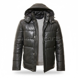 Chaqueta de cuero genuino original para hombre Chaquetas de cuero genuino de nuevo diseño Chaqueta de invierno de cuero de alta calidad - Product Image 1