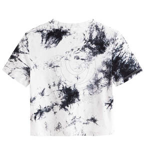 La mayoría de los colores de moda Loose Fit Oversized Women Crop Top Plus Size Casual Wear Crop Top Camiseta - Product Image 2