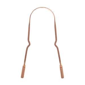 ที่ขูดลิ้นทองแดงสแตนเลสและซิลิโคนที่ขูดลิ้นที่ทำให้ลมหายใจสดชื่นมีประสิทธิภาพลดกลิ่นปาก - Product Image 1