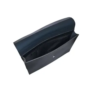 Stylish Black Laptop <b>Bag</b> with Metal Closure and Detachable Strap - Product Image 3