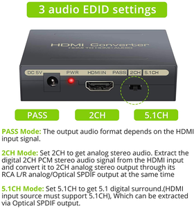 4K <span class=keywords><strong>HDMI</strong></span> 및 광학 SPDIF / Toslink 및 <span class=keywords><strong>RCA</strong></span> L / R 출력 <span class=keywords><strong>hdmi</strong></span>-<span class=keywords><strong>Hdmi</strong></span> + 오디오가있는 SYONG 4K <span class=keywords><strong>HDMI</strong></span> 오디오 추출기 변환기 - Product Image 5