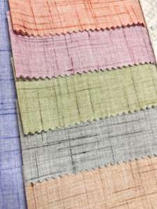 Tissu Toffan 36 Poly Viscose à effet slub dobby, très vendu, pour garçons et filles, technique de chemiserie populaire, marché international - Product Image 4