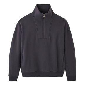 <b>Men</b> <b>Quarter</b> <b>Zip</b> Sweatshirt High Neck <b>Fleece</b> Pullover Heavyweight Streetwear Sweatshirt For <b>Men</b> - Product Image 1