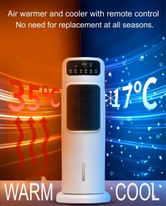 Small Household PTC Energy Saving Electric Heater &amp; Air Cooler with Ventilation 2-in-1 <strong>Freestanding</strong> Tower <strong>Fan</strong> - Product Image 4