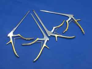 Premium 7 \ "5mm KERRISON Rongeurs 90 Retractor ortopédico Instrumentos Base quirúrgica de acero inoxidable - Product Image 5