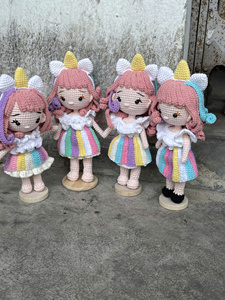 Nouveaux jouets en peluche de poupée au crochet personnalisés pour la décoration ou comme jouets pour enfants de nombreux modèles et tailles disponibles - Product Image 4