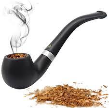 Pipa para Fumar de Diseño Clásico de Resina y Metal de Alta Gama, Ecológica, Construcción Duradera, Detalles Elegantes, Personalizable - Product Image 6