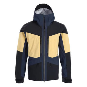 Venta al por mayor de chaquetas de esquí personalizadas para hombre ropa de invierno cómoda a prueba de viento impermeable con capucha cuello frontal Logo chaqueta de esquí de nieve - Product Image 6